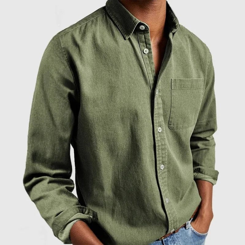 Ronald | Men's Classic Structured Button Up Shirt