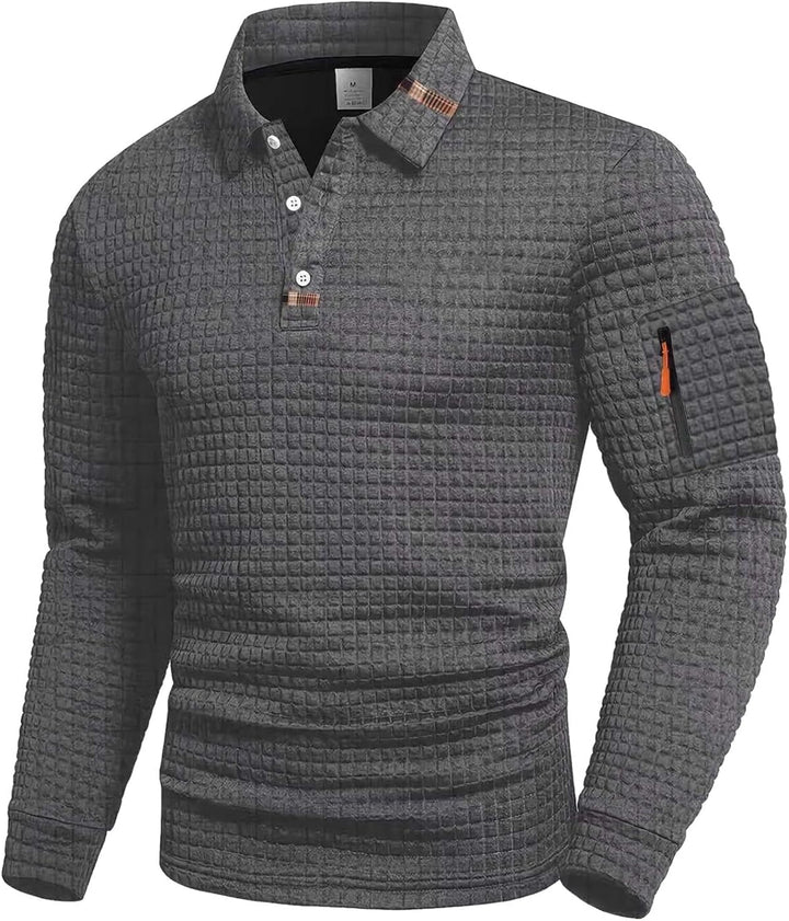 Linden - Women's Textured Polo Shirt — Elegant Comfort