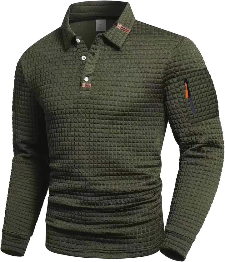 Linden - Women's Textured Polo Shirt — Elegant Comfort