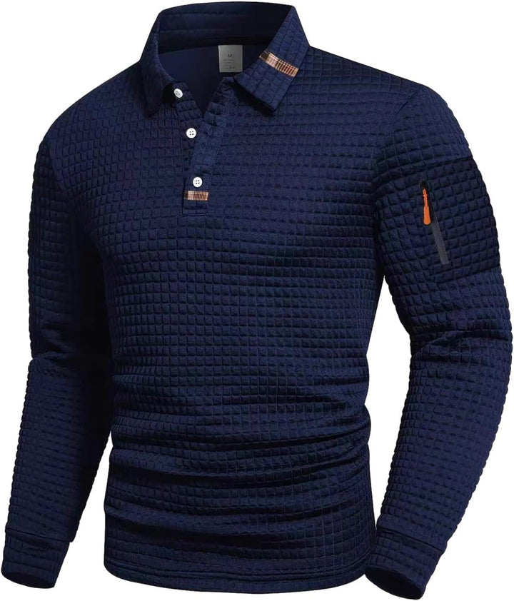 Linden - Women's Textured Polo Shirt — Elegant Comfort
