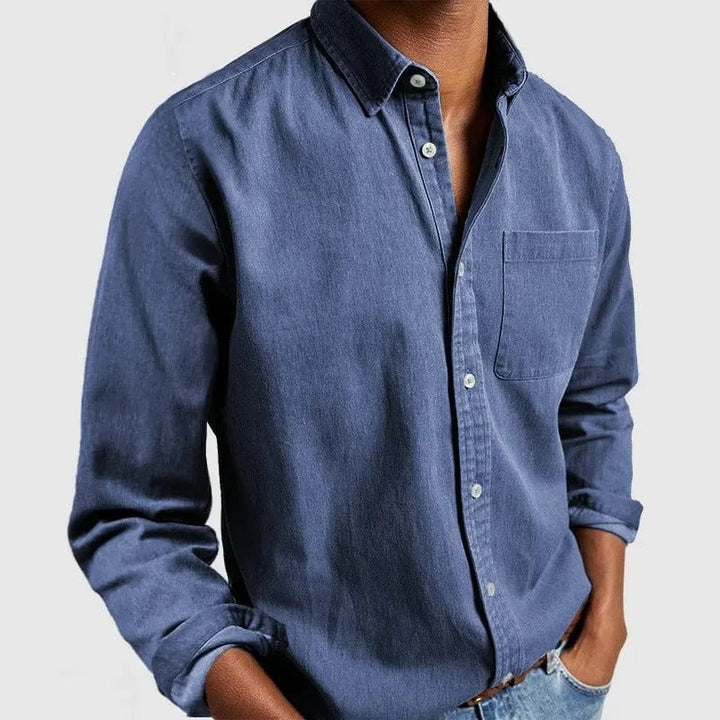 Ronald | Men's Classic Structured Button Up Shirt