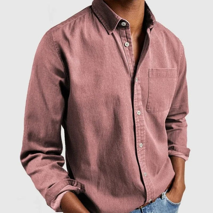 Ronald | Men's Classic Structured Button Up Shirt
