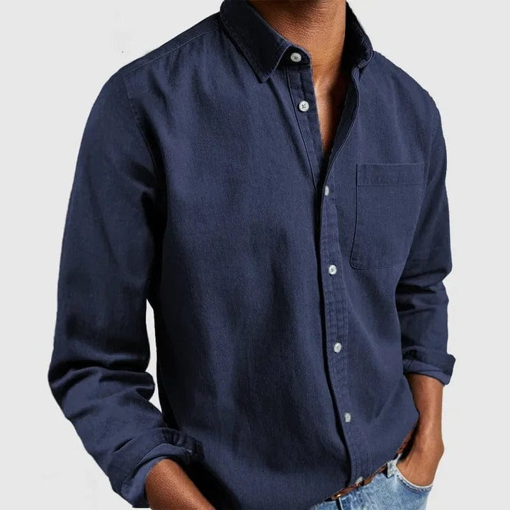 Ronald | Men's Classic Structured Button Up Shirt