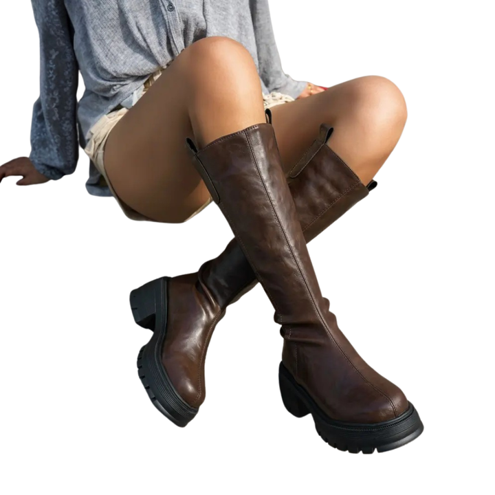 BRITTA™ – Cozy Fleece-Lined Tall Shaft Booties