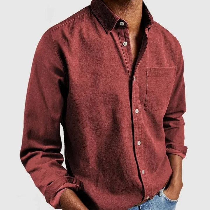 Ronald | Men's Classic Structured Button Up Shirt