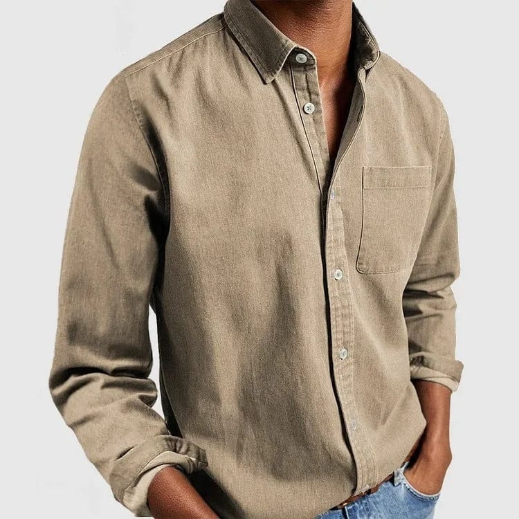 Ronald | Men's Classic Structured Button Up Shirt