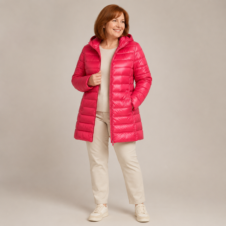Maison | Lightweight Hooded Puffer Coat