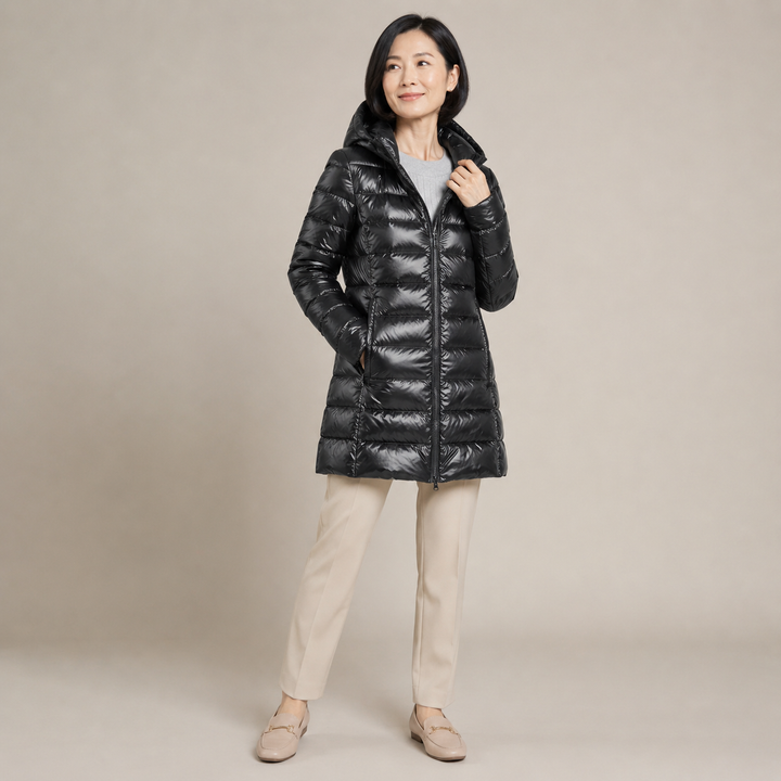 Maison | Lightweight Hooded Puffer Coat
