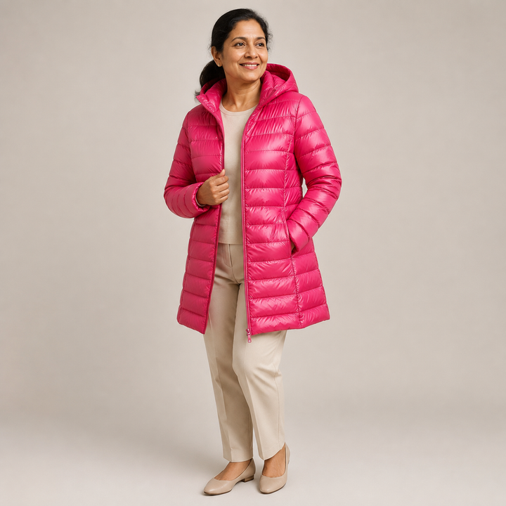 Maison | Lightweight Hooded Puffer Coat